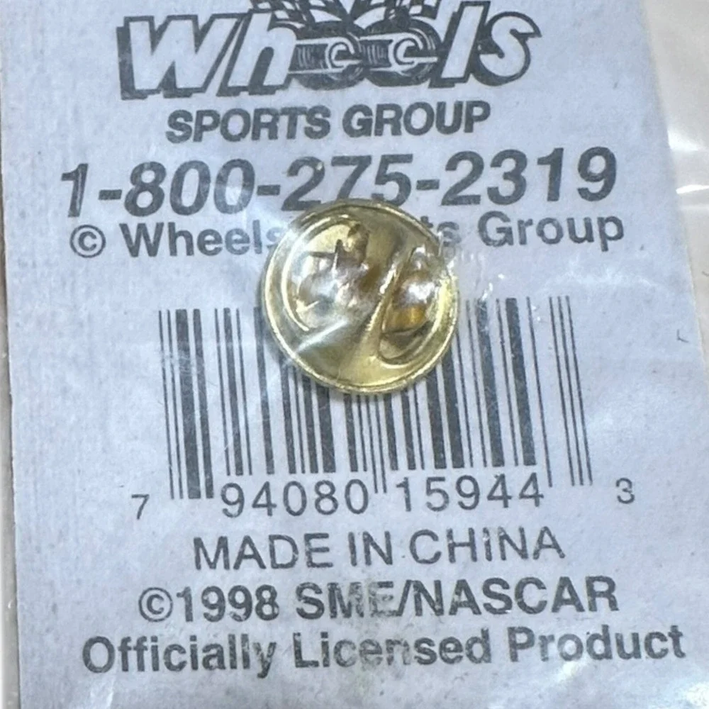 NASCAR 50th Anniversary 1948 - 1998 Vintage Lapel Hat Pin‎ - New on Backer